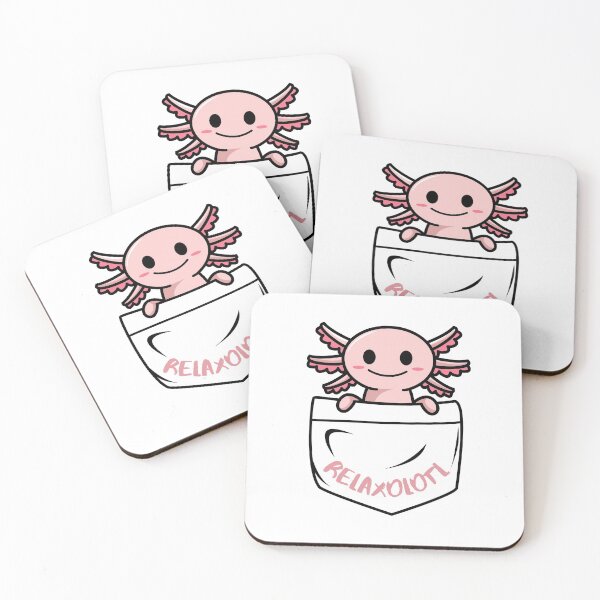 Item preview, RELAXOLOTL FUNNY COOL PINK designed and sold by Petartist.