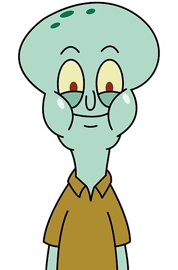 normal squidward posters by