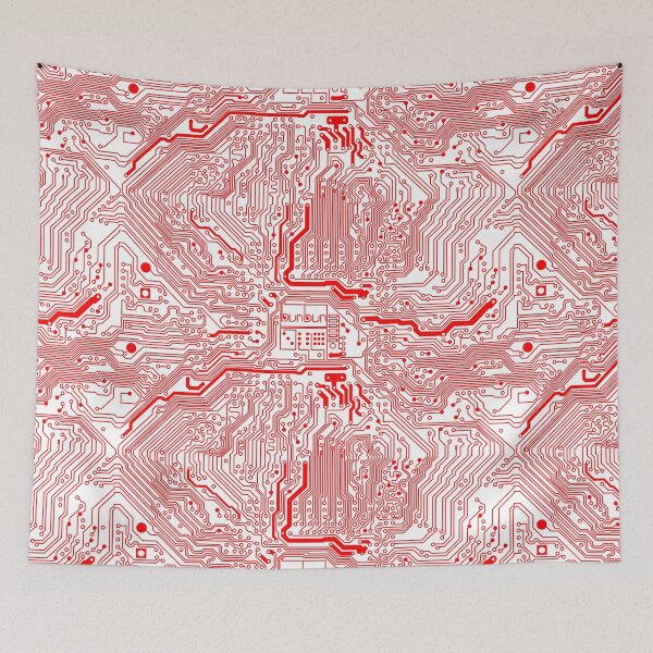 Item preview, Circuit Board - Red designed and sold by bunbun369.