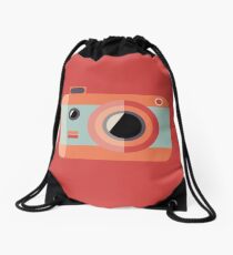 Retro Camera Drawstring Bag