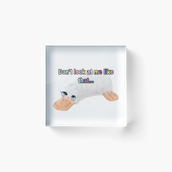Artikelvorschau, Webkinz watschelt mit Googles, sieh mich nicht so an wie dieses geile Meme entworfen und verkauft von dyslsexyia.