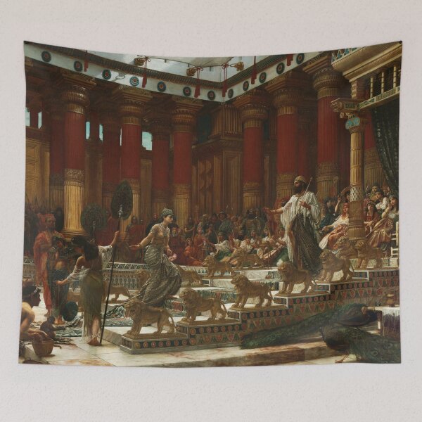 Item preview, Queen Of Sheba Visiting King Solomon Painting By Lucas de Heere designed and sold by JDesigningMO.