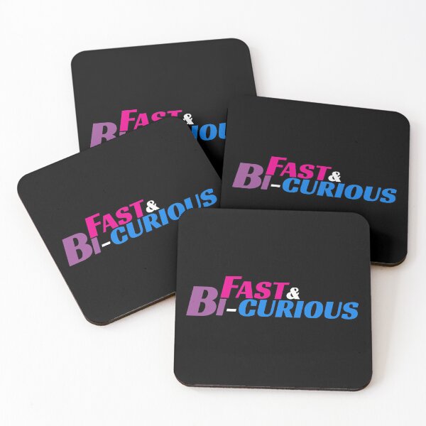 Item preview, Fast And Bi-Curious. Bisexual Pride designed and sold by Subtle Pride Shop.