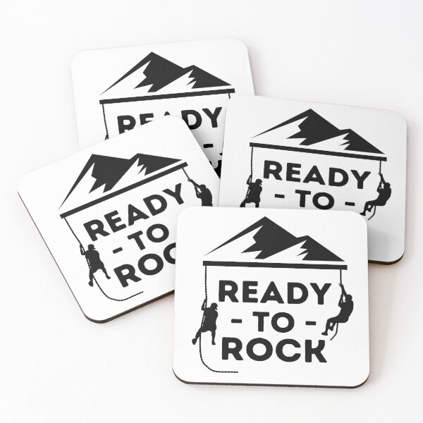 Item preview, Ready To Rock | Rock Climbing | Mountaineering designed and sold by Presto Prints Design.