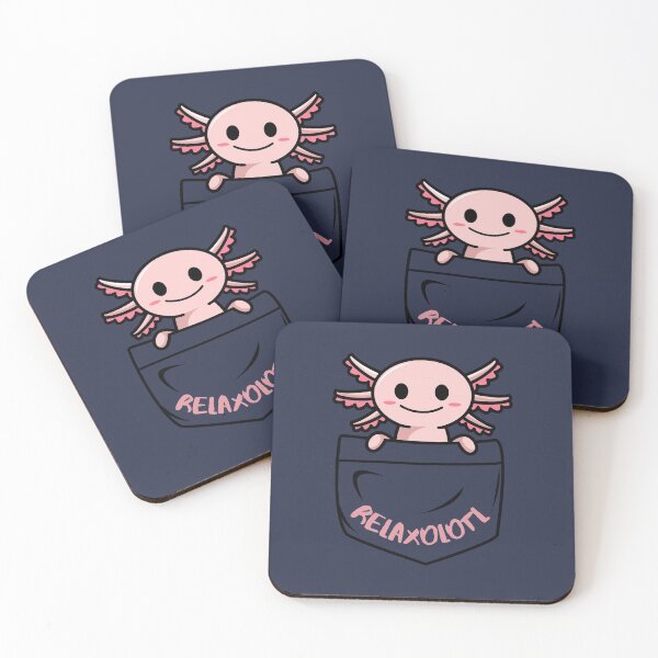 Item preview, RELAXOLOTL FUNNY COOL PINK designed and sold by Petartist.