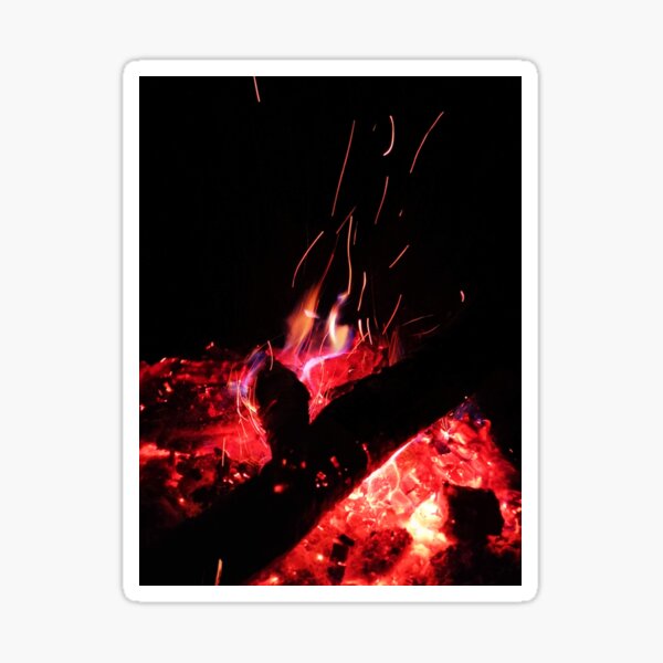 Campfire Sticker
