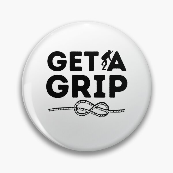 Item preview, Get A Grip | Rock Climbing | Mountaineering designed and sold by Presto Prints Design.