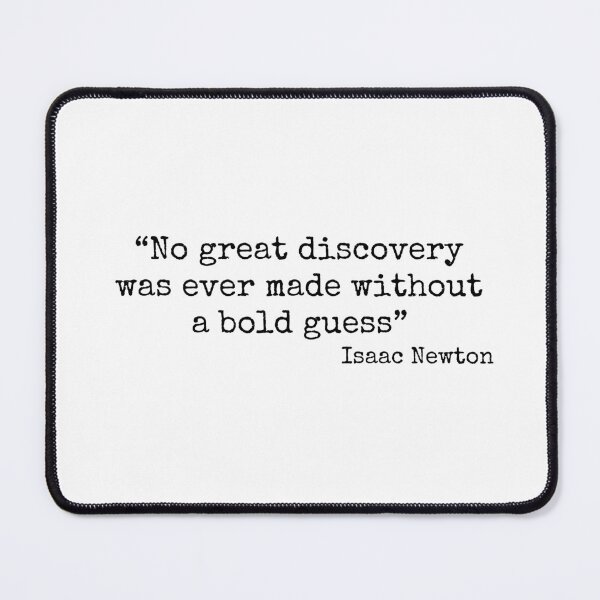 Item preview, Isaac Newton Quote - Physics, Law Of Gravity, Universe, Genius, Geek, Nerd designed and sold by jadedscientist.