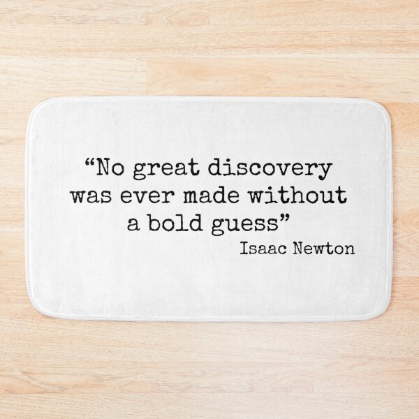 Item preview, Isaac Newton Quote - Physics, Law Of Gravity, Universe, Genius, Geek, Nerd designed and sold by jadedscientist.