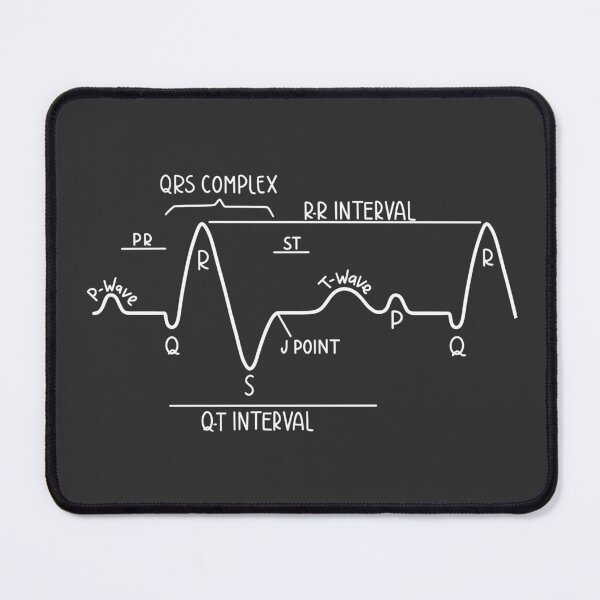 Item preview,  Hand Drawn Normal Electrocardiogram White designed and sold by SofiaSava01.