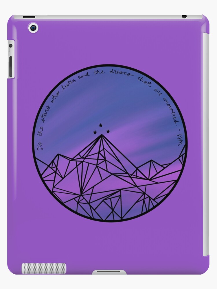 Night Court Insignia and Quote: To the stars who listen ACOTAR iPad Case &  Skin for Sale by sashabookishart