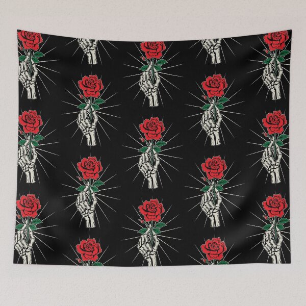 Item preview, Skeleton Hand Red Rose Flower Artistic Halloween Costume  designed and sold by CadonHagle.