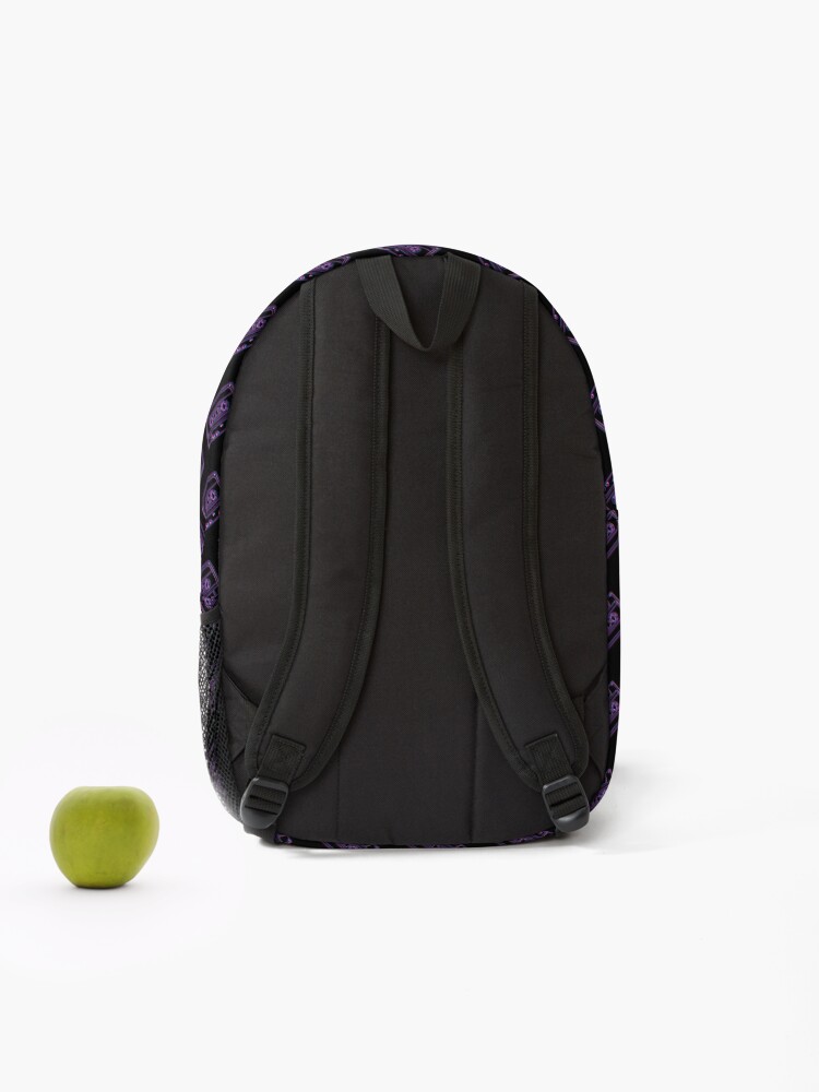 Thumbnail 2 of 3, Backpack, 3D Cassette (black) designed and sold by animinimal.