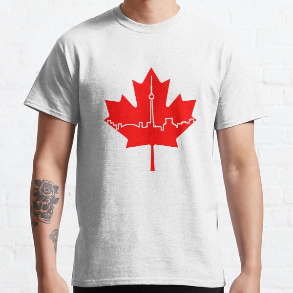 DryClim Short Sleeve Mapleleaf Funny Original Gym HOOPOE Men´s Running T-Shirt Canada Flag Top