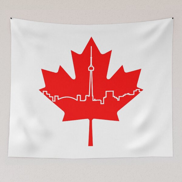 Item preview, Maple Leaf Skyline - Canada designed and sold by shirtdesigner.