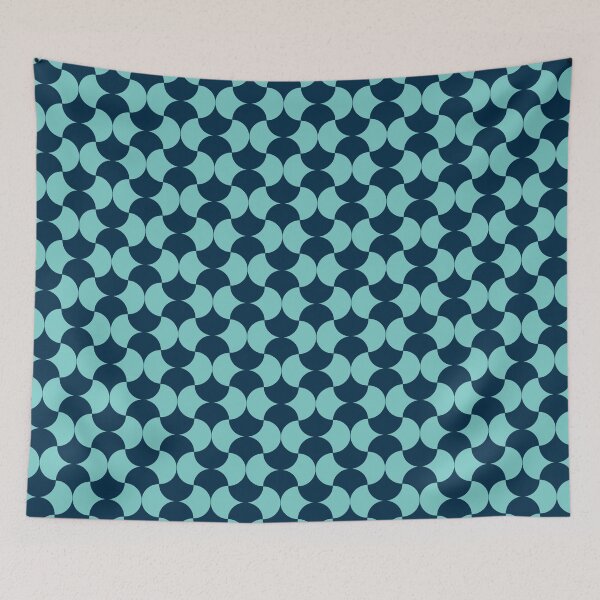 Item preview, Geometric Umbrella - Navy + Green designed and sold by NolkDesign.