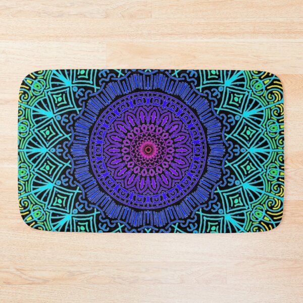 Item preview, Cool colour gradient mandala designed and sold by Lovethatsticks.