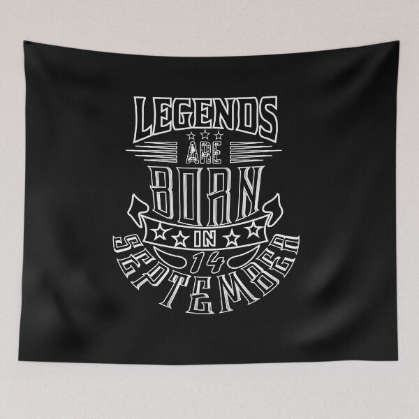 Item preview, 14 September Legends Are Born - Birthday, Month, Year For All Familly Present designed and sold by Shirt-u.