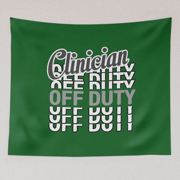 Item preview, off duty, clinician, surgeon designed and sold by doctors-apparel.