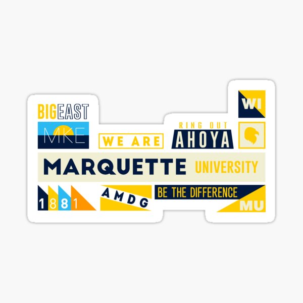 Marquette University Sticker