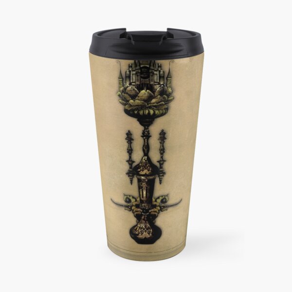 Sepia Stains - Ace of Wands Travel Mug
