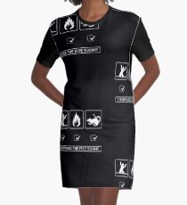 I survived the fire swamp Graphic T-Shirt Dress