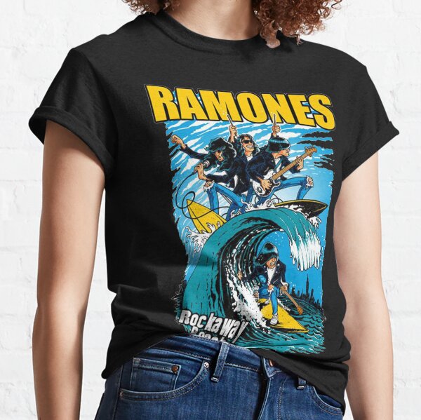 Ramones t-shirt t shirt tshirt manga corta señores top 6052 