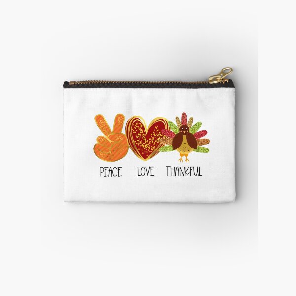 Item preview,  Peace Love Thankful - Thanksgiving- Fall Thanksgiving Gifts designed and sold by younghopes.