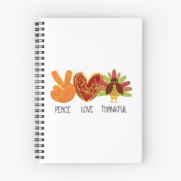 Item preview,  Peace Love Thankful - Thanksgiving- Fall Thanksgiving Gifts designed and sold by younghopes.