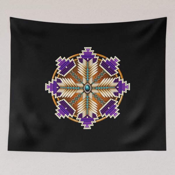 Item preview, Purple Native American Style Mandala designed and sold by Naumaddic Arts.