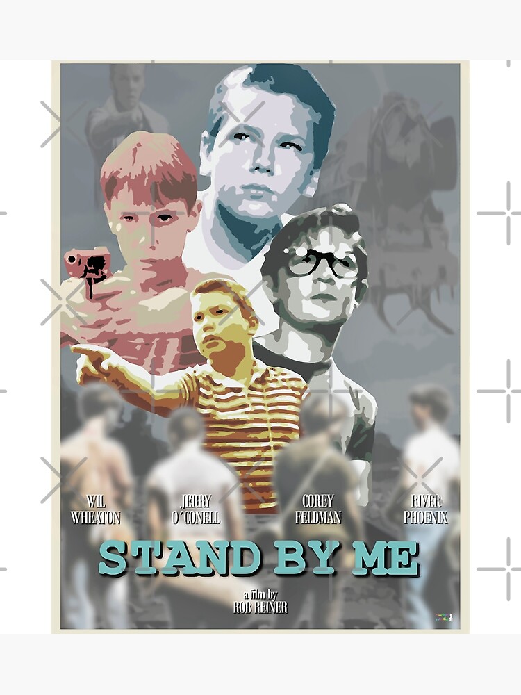 "Stand By Me Drama Directed Novel The Body Stephen King Movie Poster Funny Graphic Gifts" Canvas