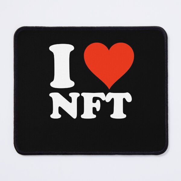 Item preview, I Love NFT - Krypto Non-Fungible Token Crypto Art designed and sold by Sutra-Lotus-Co.