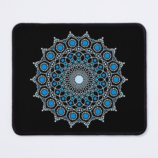 Item preview, Cool Colors Dotted Mandala designed and sold by ShyOwlet.