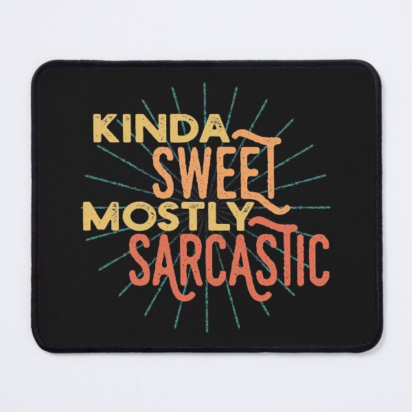 Item preview, Kinda Sweet Mostly Sarcastic Vintage Retro style designed and sold by ShyOwlet.