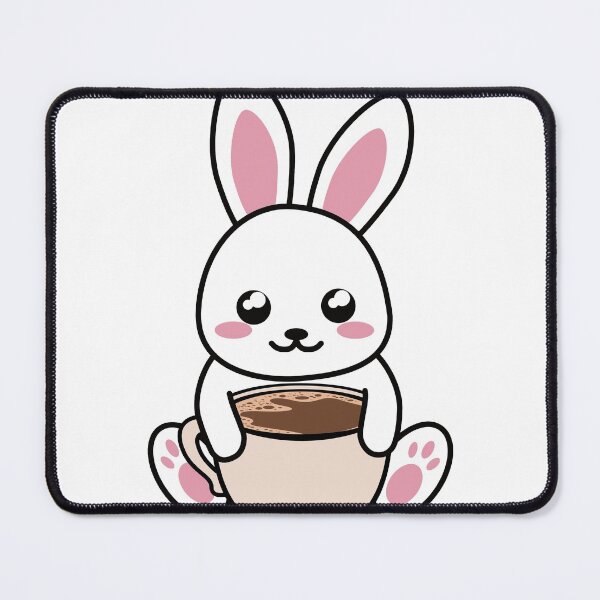 Item preview, Some Bunny Needs Coffe - Coffee and Bunny Pun - Version for the light background designed and sold by ShyOwlet.