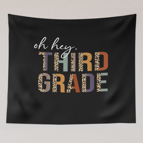 Item preview, Oh Hey Third Grade Back to School Leopard Print For Teachers T-Shirt designed and sold by Amancio-Scott.