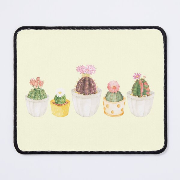 Item preview, Watercolor Row of Cactus designed and sold by ShyOwlet.