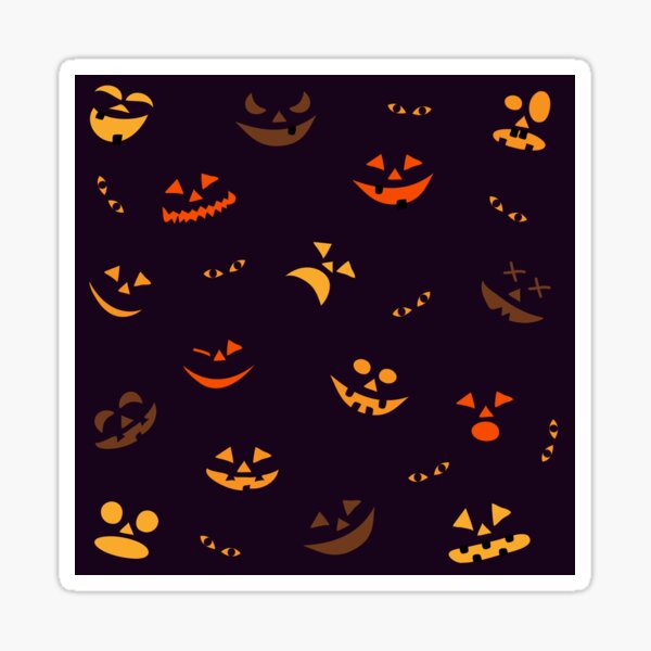 Item preview, Pumpkin Faces designed and sold by WeTrieditatHome.