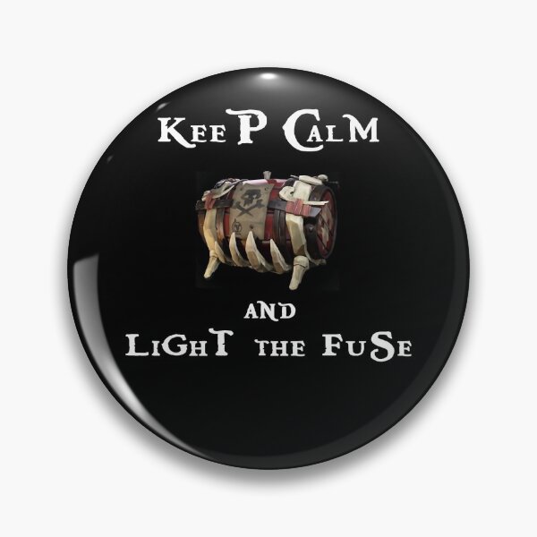 Item preview, Keep Calm and Light the Fuse quote from game designed and sold by McClenCarroll.