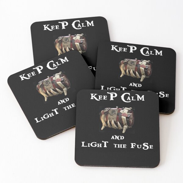 Item preview, Keep Calm and Light the Fuse quote from game designed and sold by McClenCarroll.