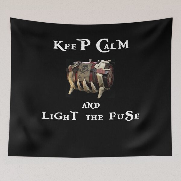 Item preview, Keep Calm and Light the Fuse quote from game designed and sold by McClenCarroll.