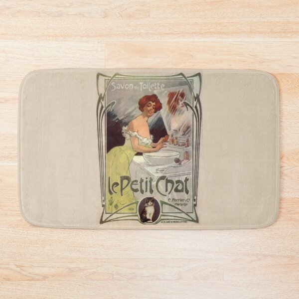 Item preview, Vintage French Ad - Soap Le petit Chat designed and sold by Kedo Momo.