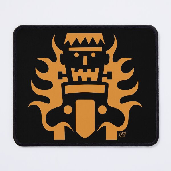 Hot Rod Halloween Frankenstein Mouse Pad