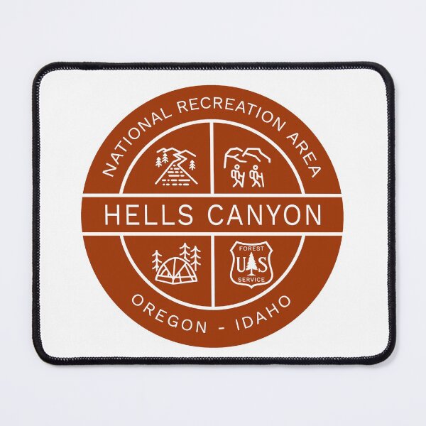 Item preview, Hells Canyon National Recreation Area Heraldic Logo designed and sold by VanyaKar.