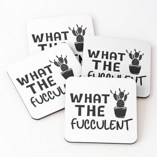 Item preview, What The Fucculent, Funny Succulent, Cactus designed and sold by Ta ~ won.