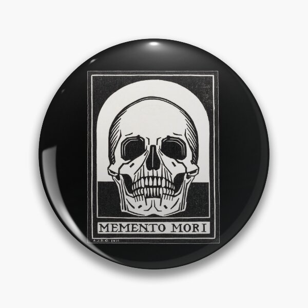 Item preview, Memento Mori Remember Death Skull designed and sold by RoguePixel.
