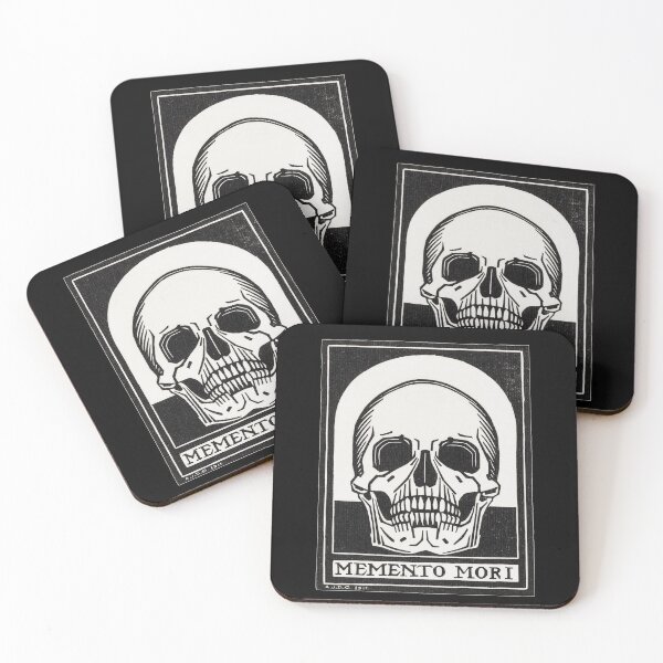 Item preview, Memento Mori Remember Death Skull designed and sold by RoguePixel.