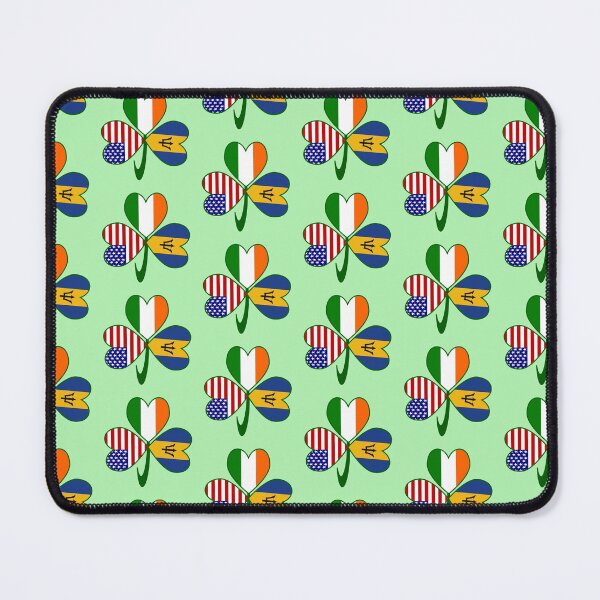 Item preview, Barbados Ireland USA Flags Shamrock designed and sold by AuntieShoe.