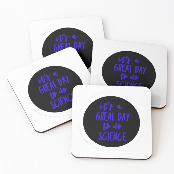 Item preview, It’s a great day to do science in blue and black font on white background designed and sold by UncleStuScience.