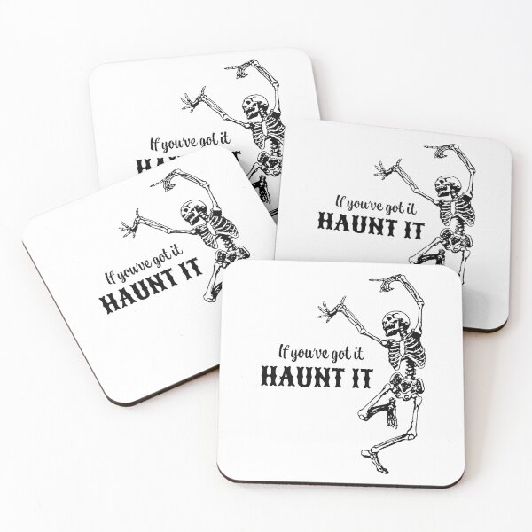 Item preview, If You've Got It Haunt It White designed and sold by ScissortailCo.